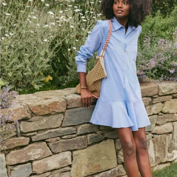 Tuckernuck Chambray Callahan Shirt Dress - Picture 2 of 14